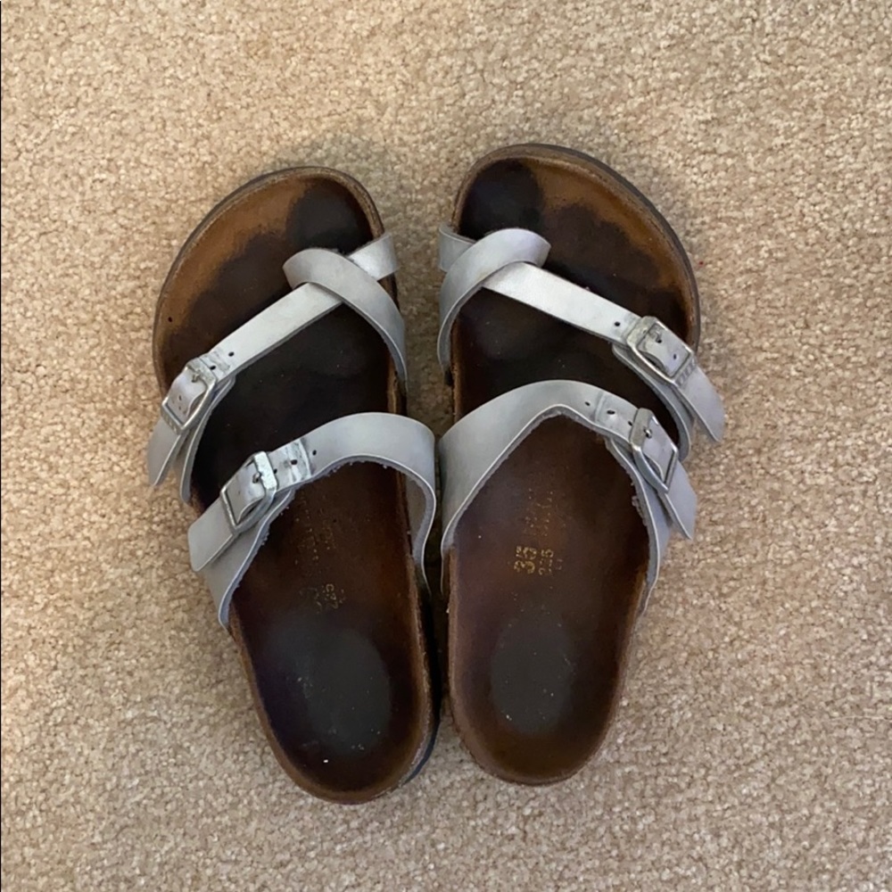 Silver Birkenstock’s